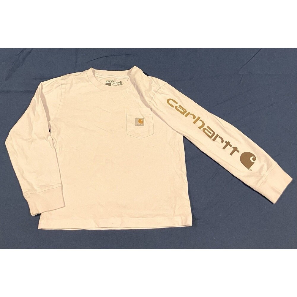 Carhartt Shirt Youth Size 5 Long Sleeve Casual Crew Neck Lightweight Outdoors